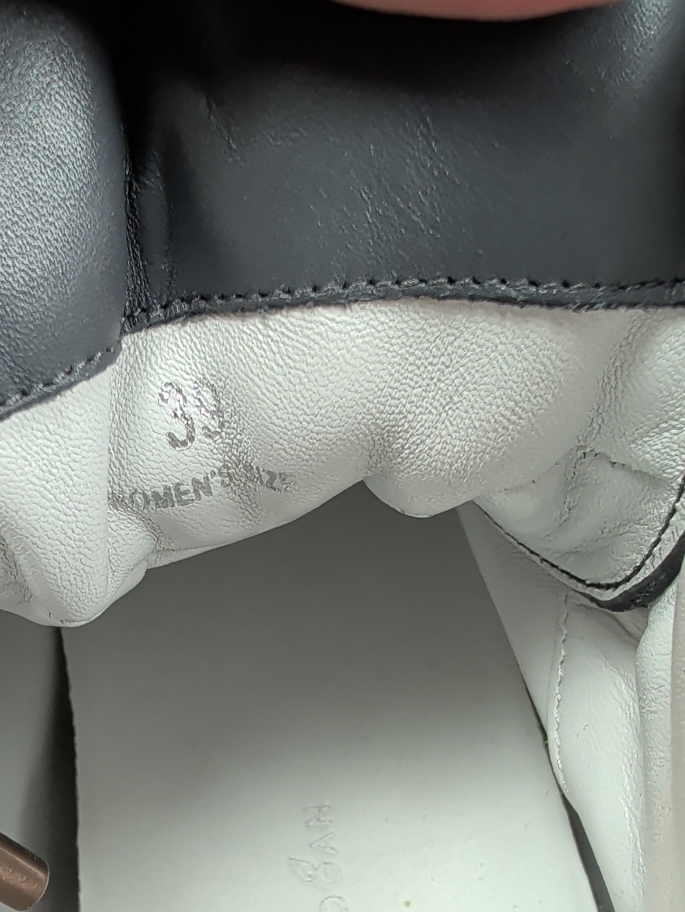 Katie Grand Loves Hogan high-top sneakers in grey heart Size 38 Women - Picture 7 of 9